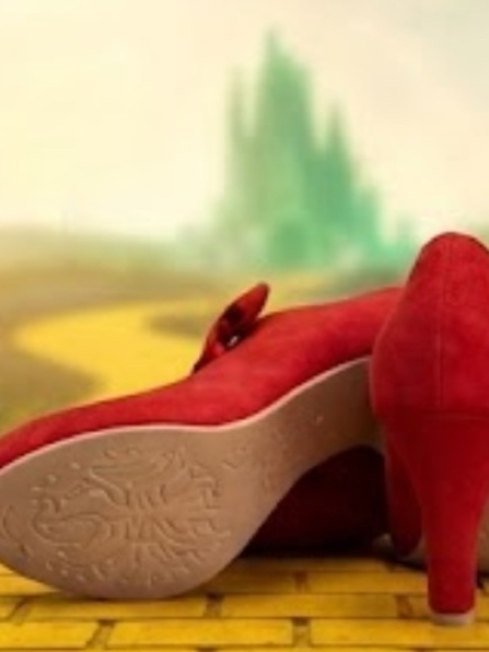 Lola Ramona Red Suede Bow High Heels👠- Women Shoes